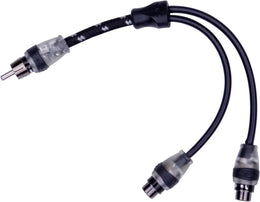 ROCKFORD RFITY-1M – Adaptateur RCA Y Premium – 1 Mâle vers 2 Femelles Rockford