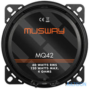 MUSWAY MQ42 – Haut-Parleurs Coaxiaux 10 cm, 60W RMS - Multison